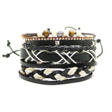 4pcs Leather Bracelet - Summer Fashionista