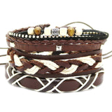 4pcs Leather Bracelet - Summer Fashionista