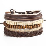 4pcs Leather Bracelet - Summer Fashionista