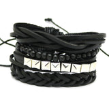 4pcs Leather Bracelet - Summer Fashionista