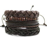 4pcs Leather Bracelet - Summer Fashionista