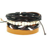 4pcs Leather Bracelet - Summer Fashionista