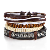 4pcs Leather Bracelet - Summer Fashionista