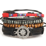 4pcs Leather Bracelet - Summer Fashionista