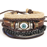 4pcs Leather Bracelet - Summer Fashionista