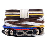 4pcs Leather Bracelet - Summer Fashionista