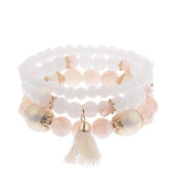 3Pcs Charm Beads Bracelet - Summer Fashionista