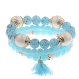 3Pcs Charm Beads Bracelet - Summer Fashionista