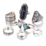 8pcs/set Ring - Summer Fashionista