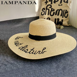 "Do Not Disturb" Beach Straw Hat - Summer Fashionista