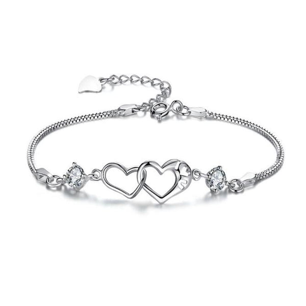 Fashion Contracted Heart-Shaped Bracelet - Summer Fashionista