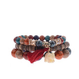 3Pcs Charm Beads Bracelet - Summer Fashionista