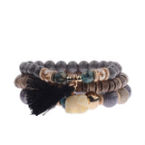 3Pcs Charm Beads Bracelet - Summer Fashionista