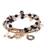 3Pcs Charm Beads Bracelet - Summer Fashionista