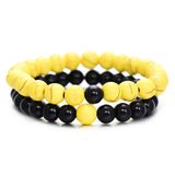 2Pcs/Set Couples Distance Bracelet Natural Stone - Summer Fashionista