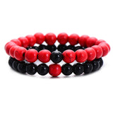 2Pcs/Set Couples Distance Bracelet Natural Stone - Summer Fashionista