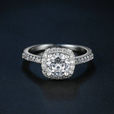 Gold Square Diamond Ring - Summer Fashionista
