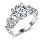 Leaf Diamond Ring - Summer Fashionista