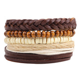 Anchor Leather Bracelet - Summer Fashionista