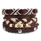 Anchor Leather Bracelet - Summer Fashionista
