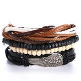 Anchor Leather Bracelet - Summer Fashionista