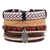 Anchor Leather Bracelet - Summer Fashionista