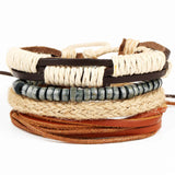 Anchor Leather Bracelet - Summer Fashionista